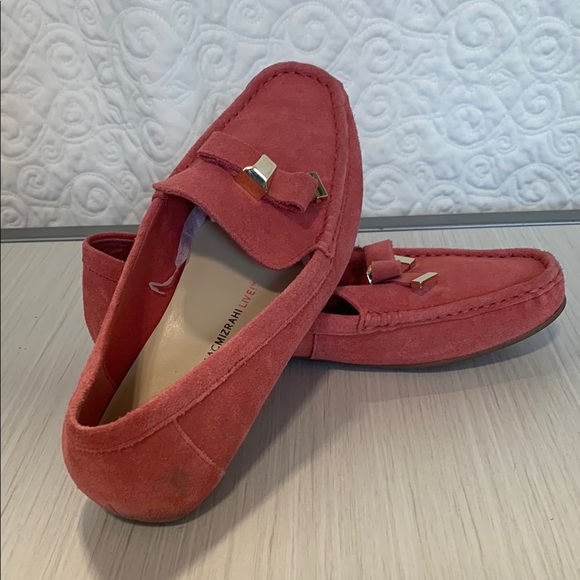 Isaac Mizrahi Other - Chic orange Suede Loafers